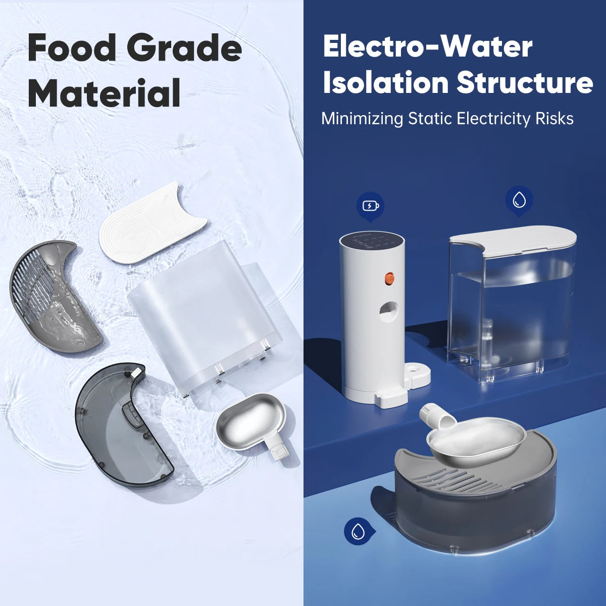 3L Wireless Smart Pet Water Dispenser — Cordless, LCD Display & Auto-Purification